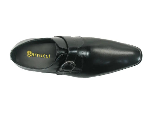 Carrucci Signature Buckle Monk Strap Shoe