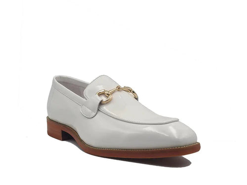 Carrucci Signature Horse Bit Patent Leather Loafer