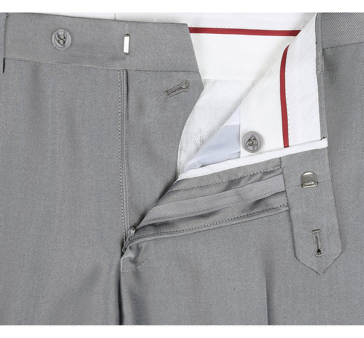 Cheap Priced Suit- Mens Basic Two Button Classic Fit Suit With Optional Vest In Shiny Silver Grey Sharkskin - 38 Short Jacket+32 Waist Adjustable 28to34)(Height: 5 4 to5 7 )(Neck 15-16.5)S-M)