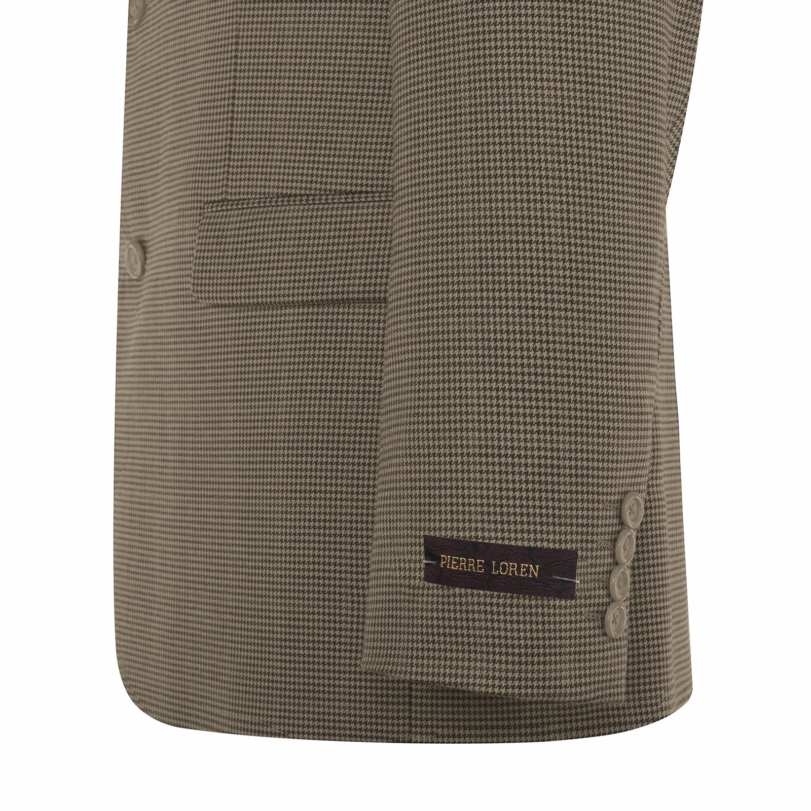 Mens 2 Button Slim Fit Light Brown Blazer - 36 Short