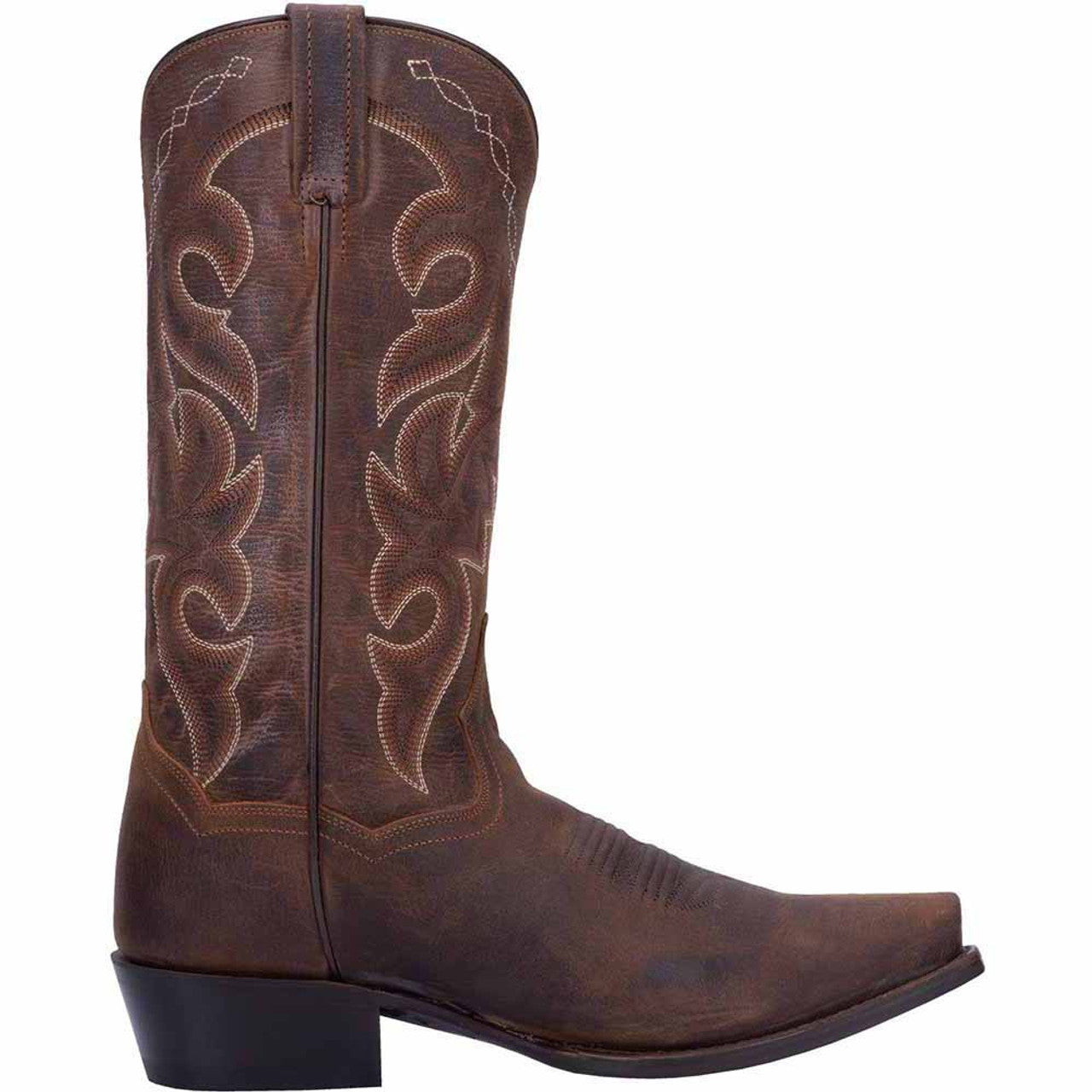 Dan Post Mens Renegade Bay Apache 13 Snip Toe Leather Cowboy Boot - 7D