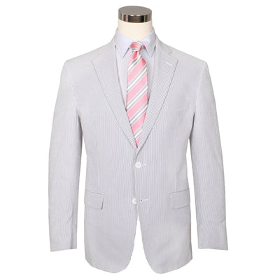 Seersucker Blazer - "Granite Gray" Seersucker Sport Coat Granite Gray Seersucker Sport Coat