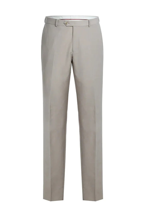 Cheap Priced Suit- Mens Basic Two Button Classic Fit StoneTan Suit