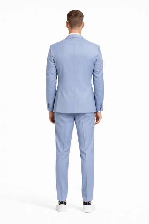 Prom 2026 Suit - Sky Blue Prom Tuxedo - Summer Slim Fit Suits
