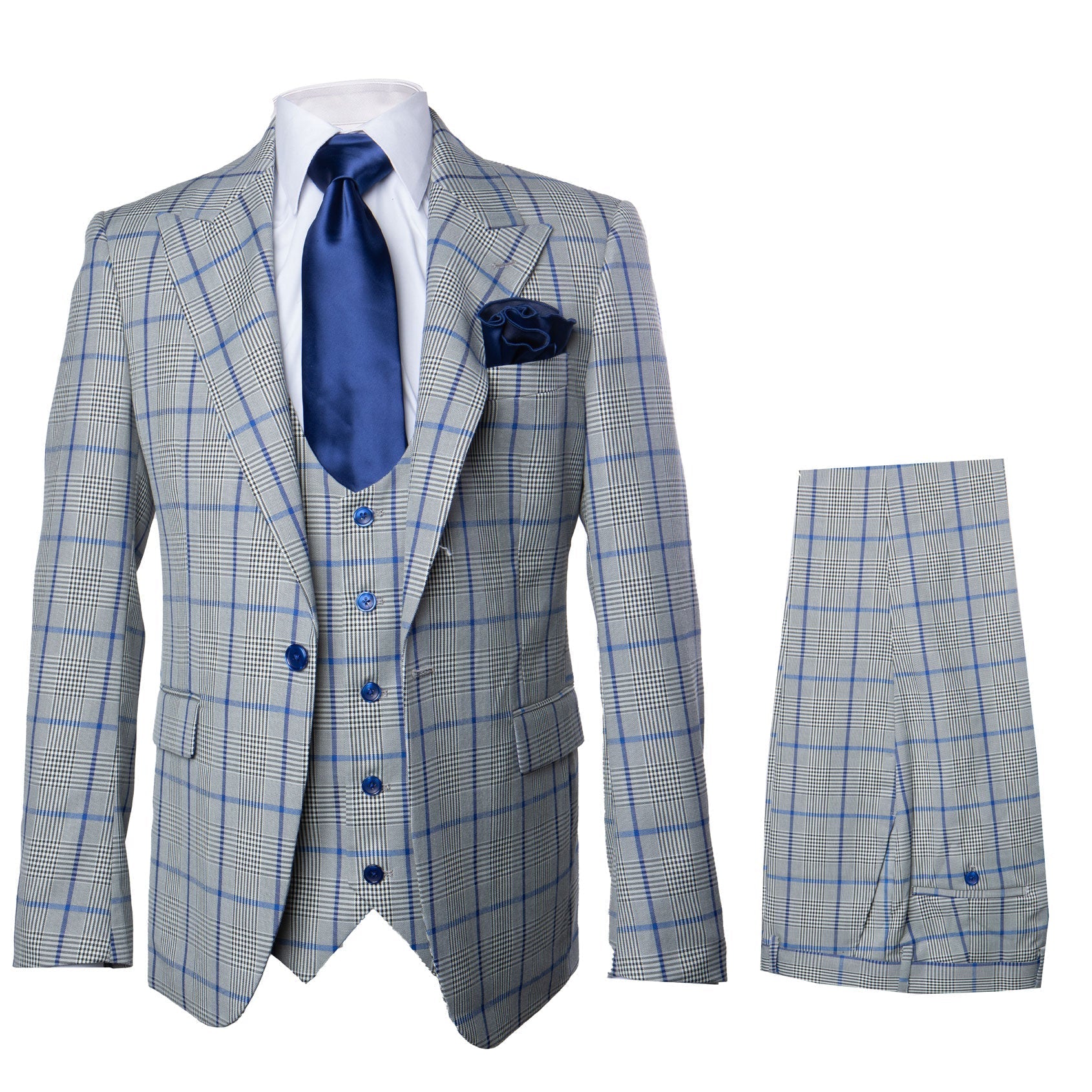 Rossi Man Tom RM1856 – Modern Fit 2-Piece Suit for Stylish Men - 34R