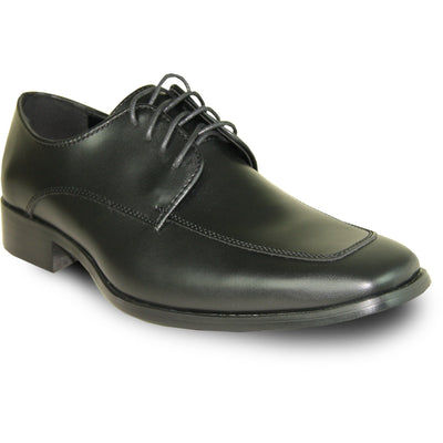 "Black Classic Moc Toe Men's Tuxedo Prom 2026 Shoe"