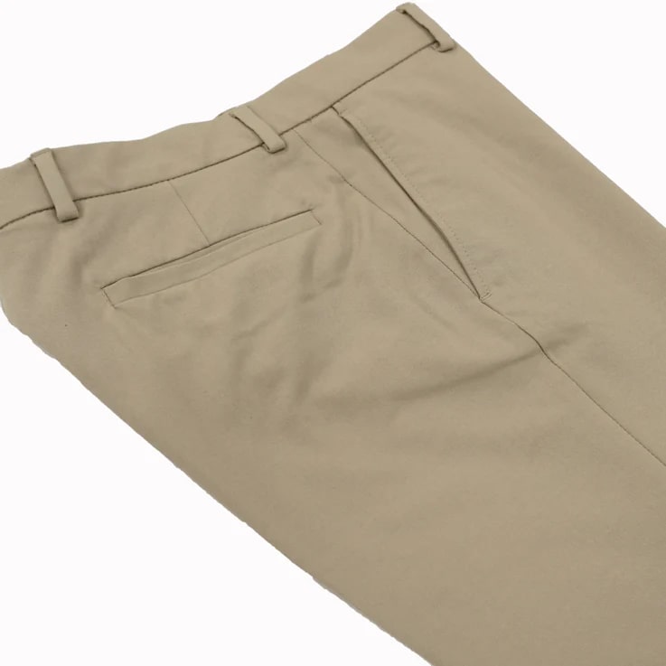 Stretch Golf Tan Pant - dress size pants : 28 Unfinished bottom