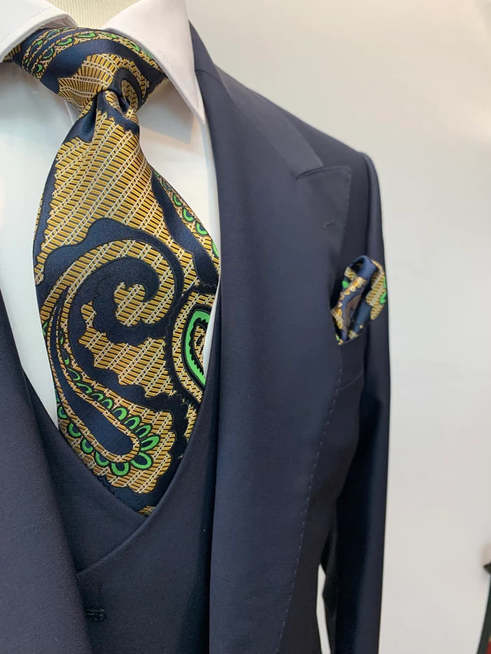 Rossi Man Suit - Tan Gray Black Navy Camel French Blue Suit - 38 Short Jacket+32 Waist Adjustable 28to34)(Height: 5 4 to5 7 )(Neck 15-16.5)S-M)