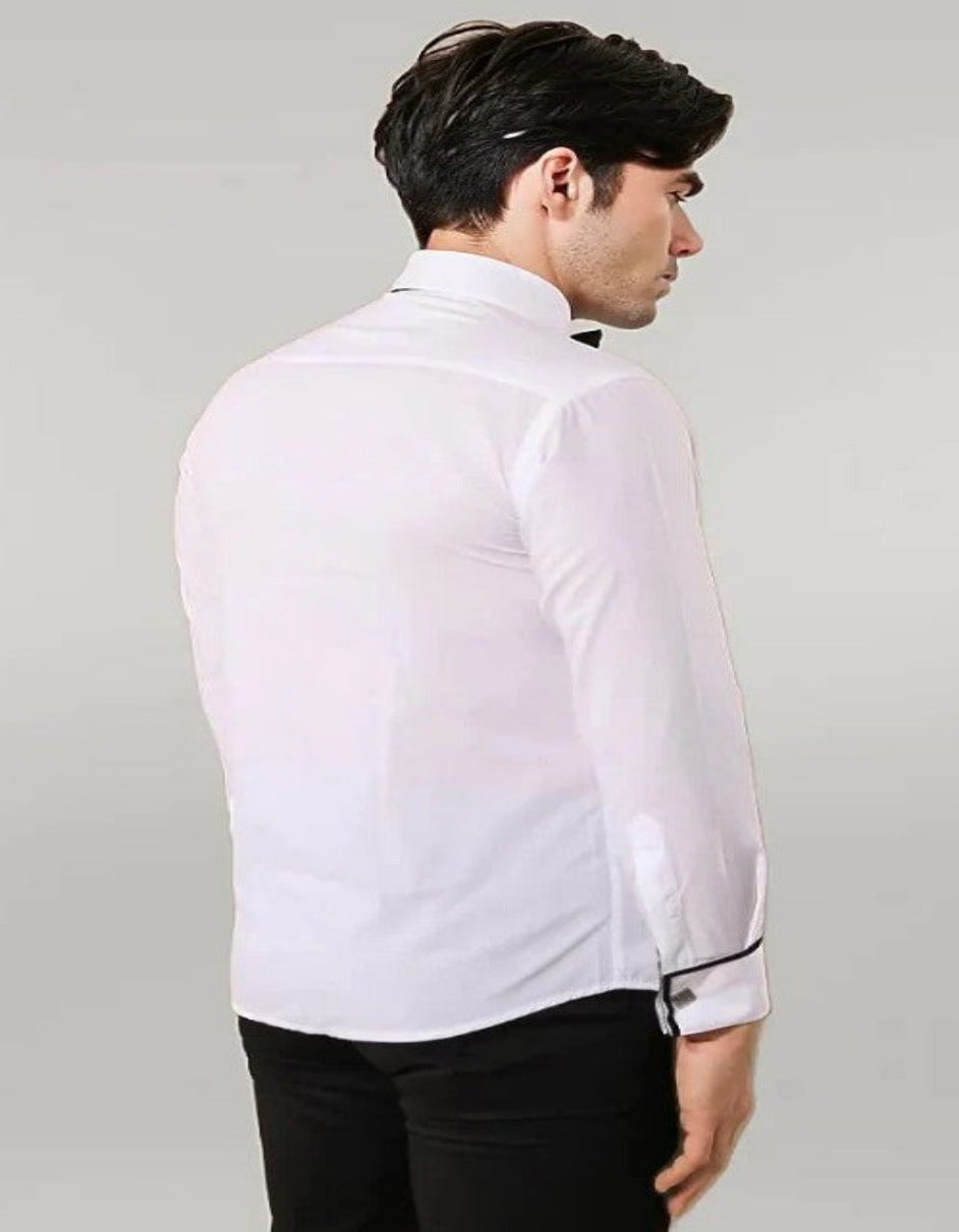 White Tuxedo Shirt - 15.5" Neck /34-35" Sleeve