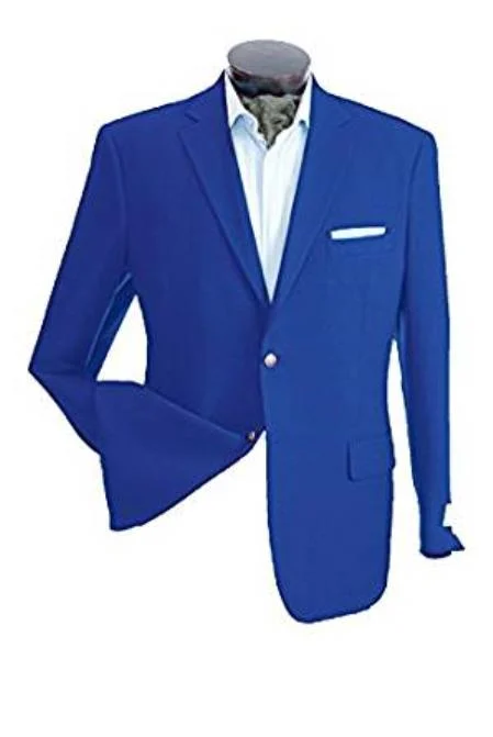 "Wholesale Mens Jackets - Wholesale Blazer - "Royal  Two Button  Blazer