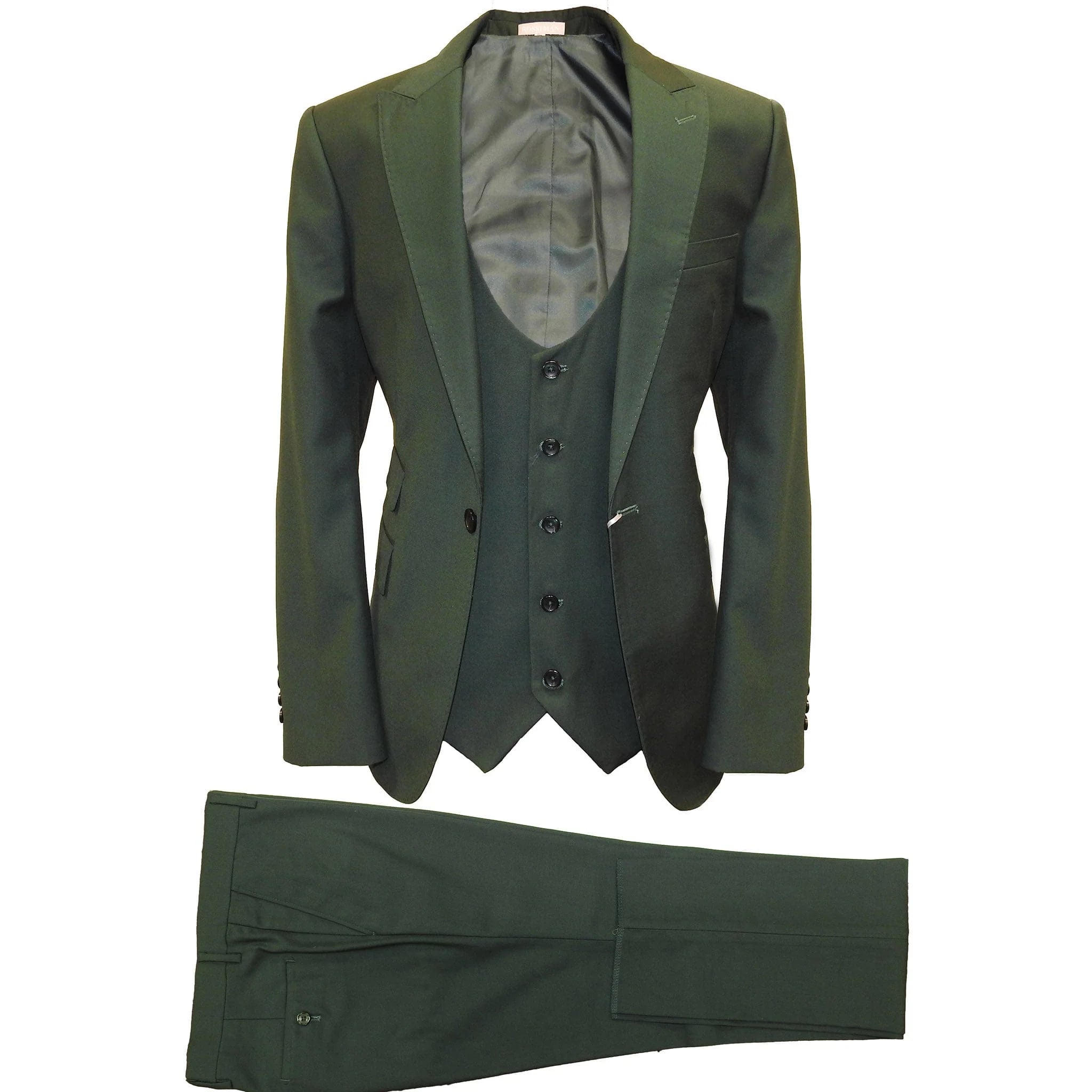 Rossiman Suits For Sale - Mens Designer Suit - Fashion Suits - Fancy Blue Suits - 38 Short Jacket+32 Waist Adjustable 28to34)(Height: 5 4 to5 7 )(Neck 15-16.5)S-M)
