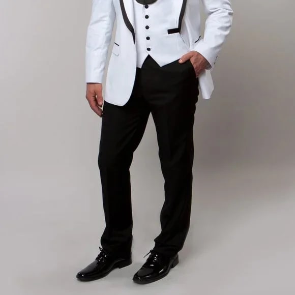 Bryan Michaels Slim Fit 3-PC, White