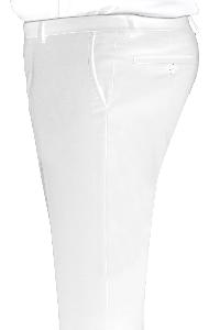 Shiny Dress Pants White - Sharkskin Pant For Men - Sateen Pants - dress size pants : 28 Unfinished bottom
