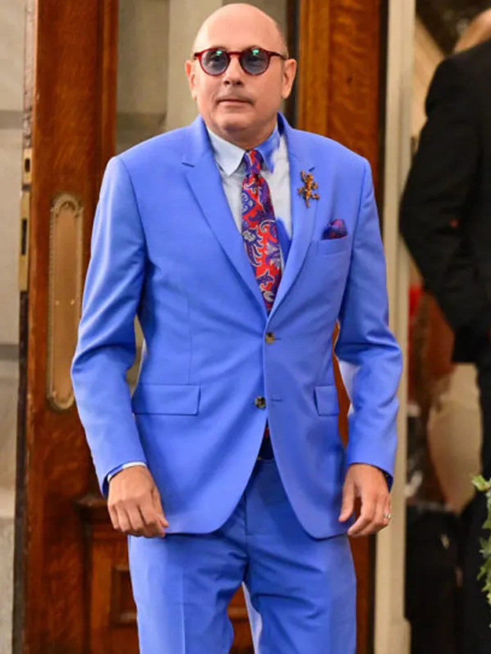 And Just Like That Willie Garson Blue Suit - Coat Size 38