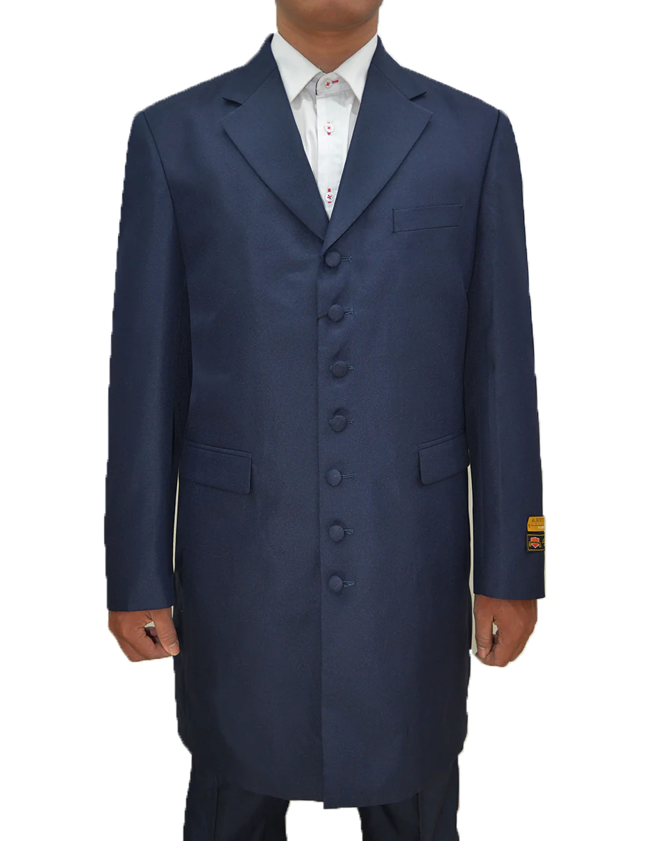 Best Mens Classic Vested Zoot Suit in Navy  - For Men  Fashion Perfect For Wedding or Prom or Business  or Church