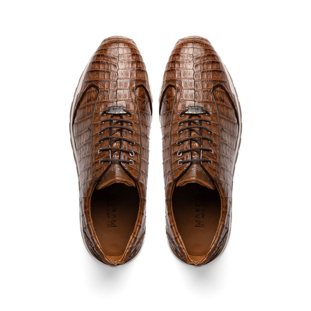 Marco Di Milano Alonzo Bay Apache Genuine Caiman Crocodile Casual Sneakers - 8