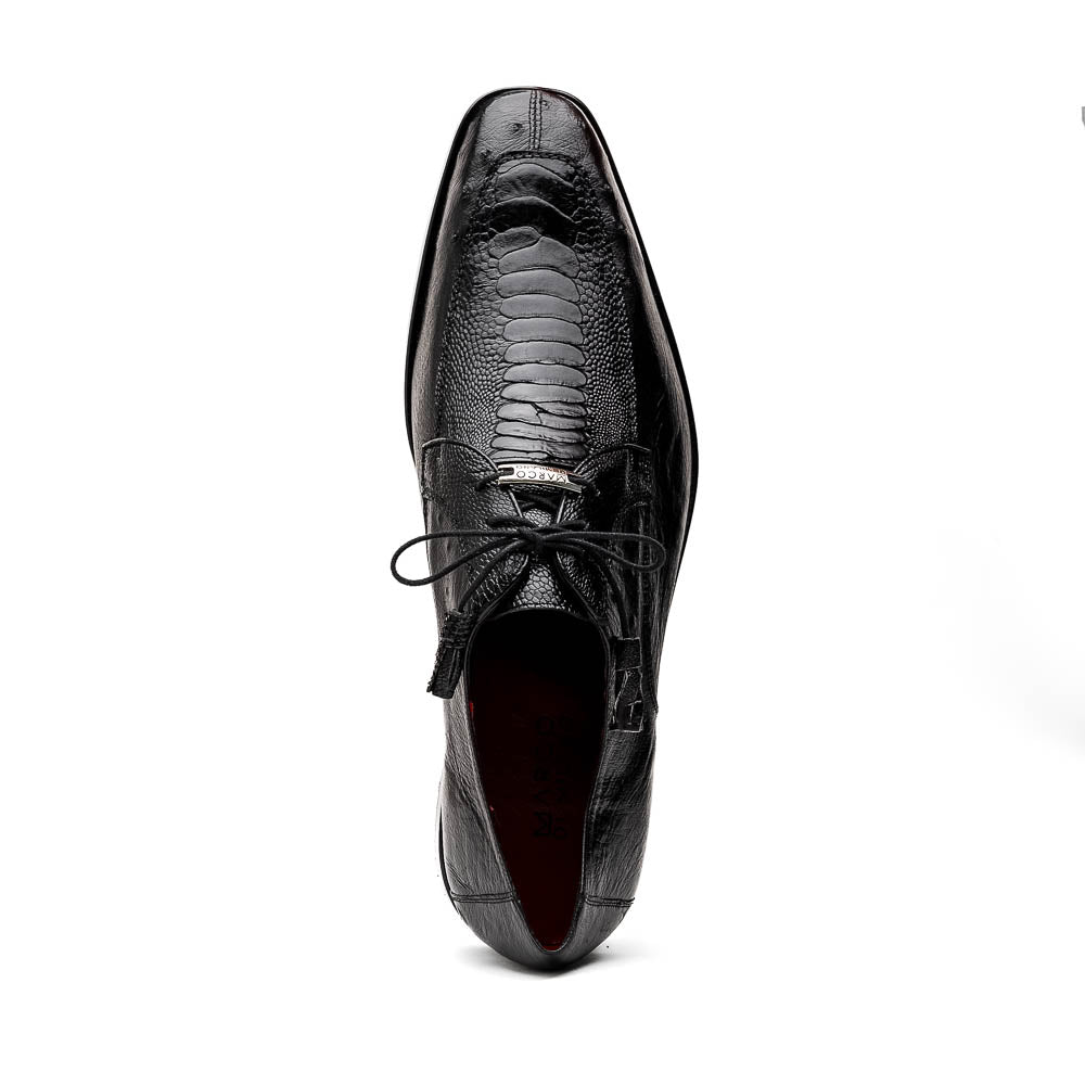 Marco Di Milano Andretti Black Ostrich Leg Shoes - 8.5