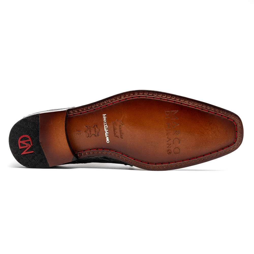 Marco Di Milano Andretti White / Grey Ostrich Leg Shoes - 8