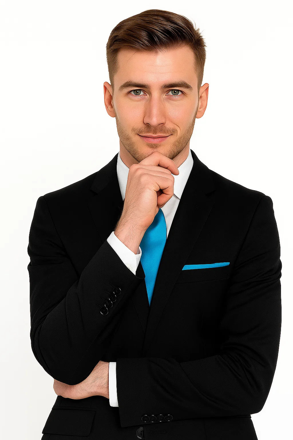 Suit And Shirt Combinations Groom & Groomsmen black prom Suits - 38 Short Jacket+32 Waist Adjust 28to34)(Height: 5 4 to5 7 )(Neck 15-16.5)S-M)