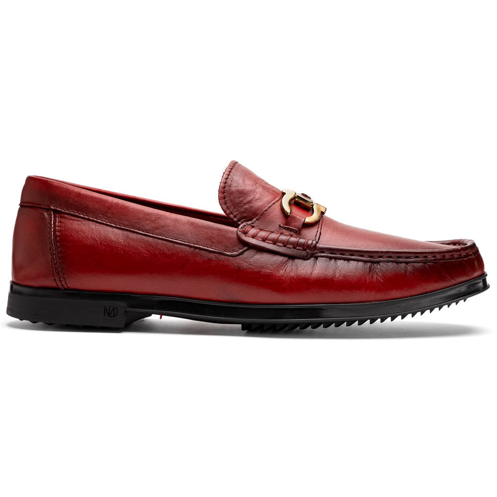 Marco Di Milano Atrani Red Calf Bit Loafer - 10