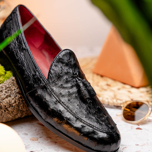 Marco Di Milano Aubiere Black Leather Dress Shoe
