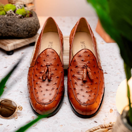 Marco Di Milano Aubiere Cognac Leather Dress Shoe