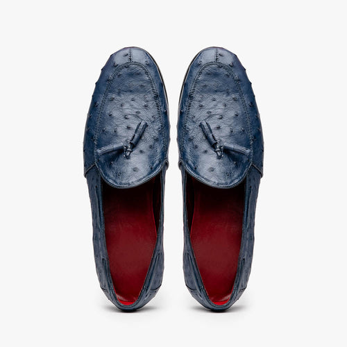 Marco Di Milano Aubiere Navy Leather Dress Shoes