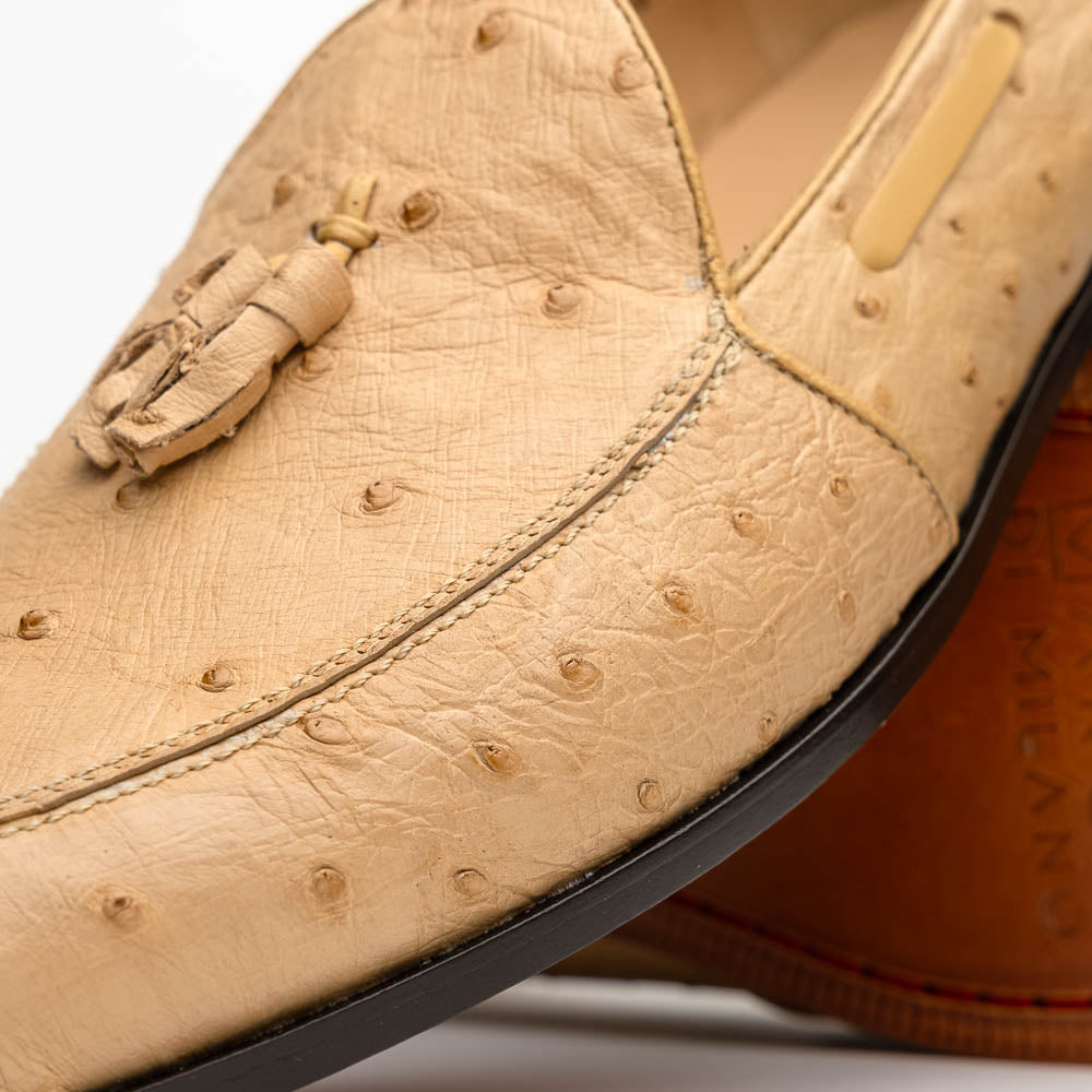 Marco Di Milano Aubiere Orix Ostrich Quill Tassel Loafers - 8