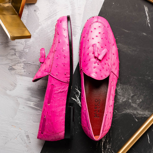 Marco Di Milano Aubiere Pink Leather Loafers