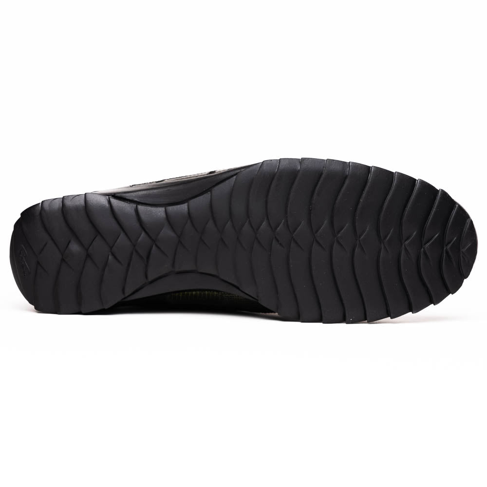 Marco Di Milano Bari Patchwork Lizard Sneakers in Green - 8.5