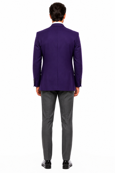 Big and Tall & Extra Long Sizes Men's Blazer With Brass Buttons-New Designer Collection