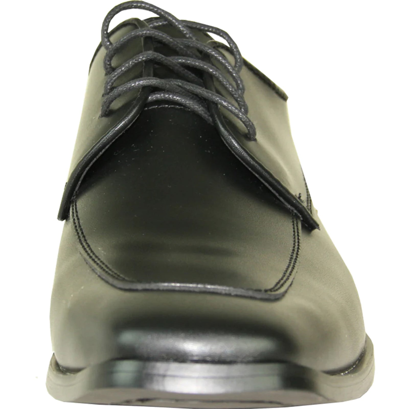 "Black Classic Moc Toe Men's Tuxedo Prom 2025 Shoe" - 6.5M