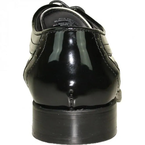 Black & White Wingtip Men's Tuxedo Shoes – Vintage Gatsby Spat Dress Shoes