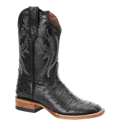 Python Print Cowboy Boots Square Toe