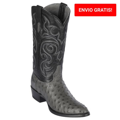 Botas de Avestruz Original Punta Redonda LAB-650309-New Designer Collection