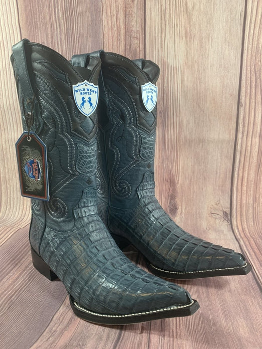 Botas de Cocodrilo Caiman Cola Punta 3X Aladino WW - 6
