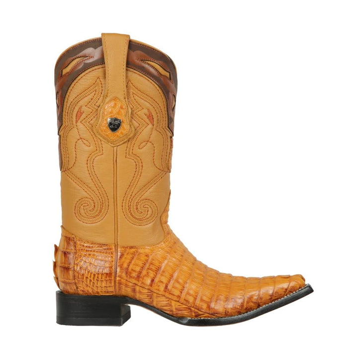 Botas de Cocodrilo Caiman Cola Punta 3X Aladino - 6