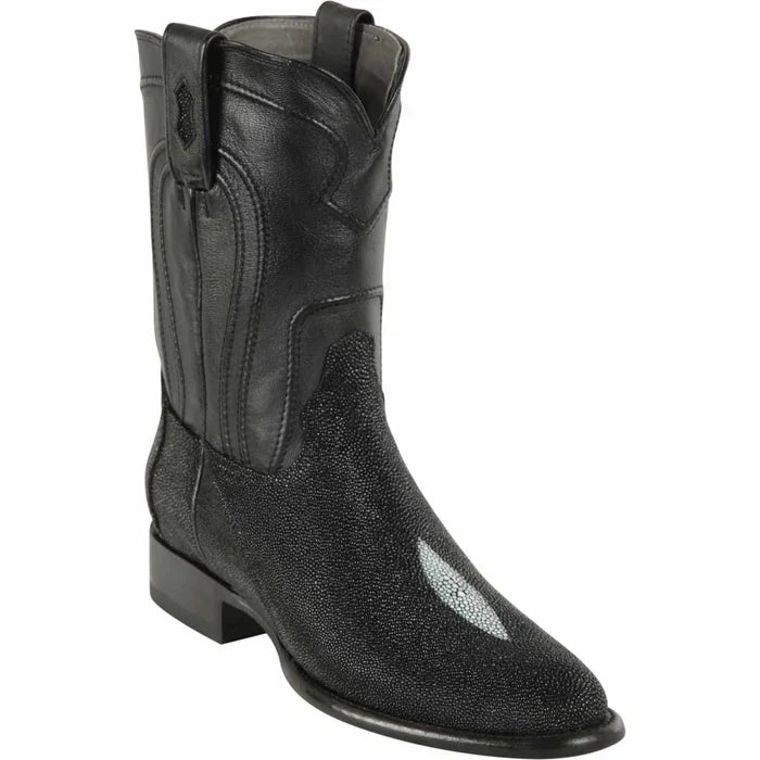 Botas de Mantarraya Original Perla Sencilla Horma Roper Negra - 6