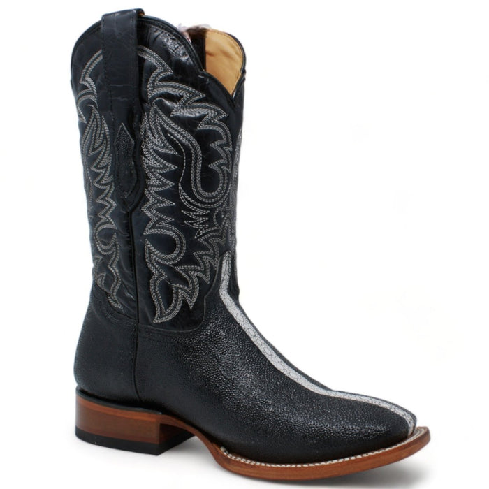 Botas de Mantarraya PC Grabada Horma Rodeo Cuadrada - 6