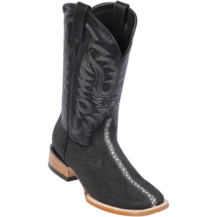 Botas de Mantarraya PC Grabada Horma Rodeo Cuadrada - 6