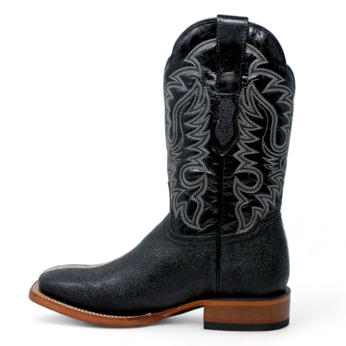 Botas de Mantarraya PC Grabada Horma Rodeo Cuadrada - 6