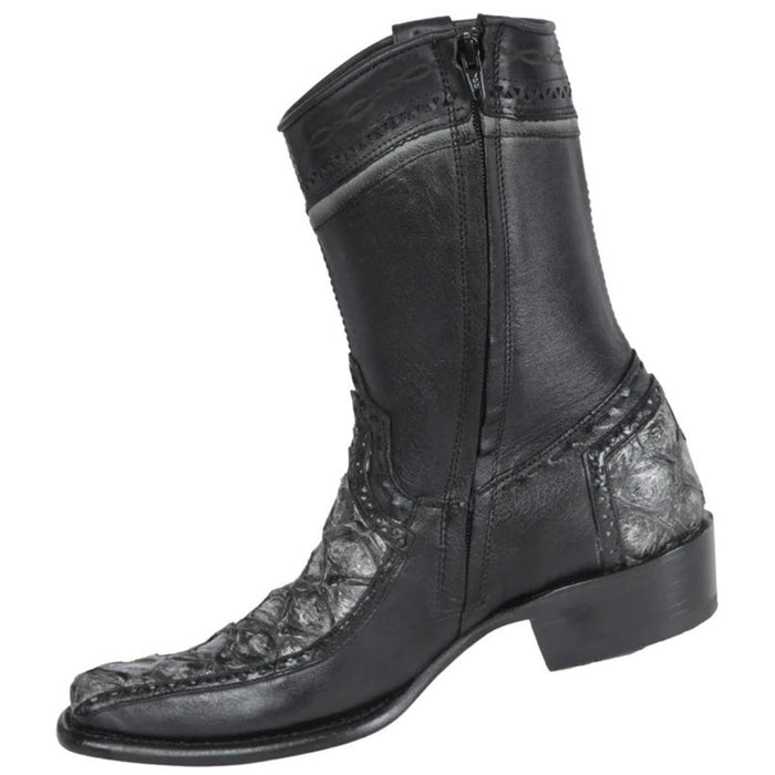 Botas de Pescado Pirarucu con Venado Cortas Horma Dubai - 6