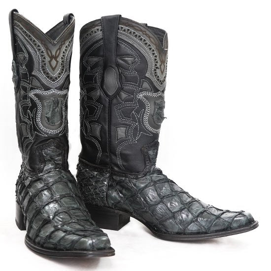 Botas de Pescado Pirarucu Original en Horma Europea Cuadrada - 6