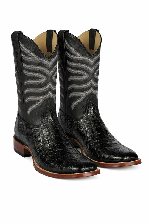Botas de Pescado Pirarucu Original en Horma Rodeo Cuadrada-New Designer Collection