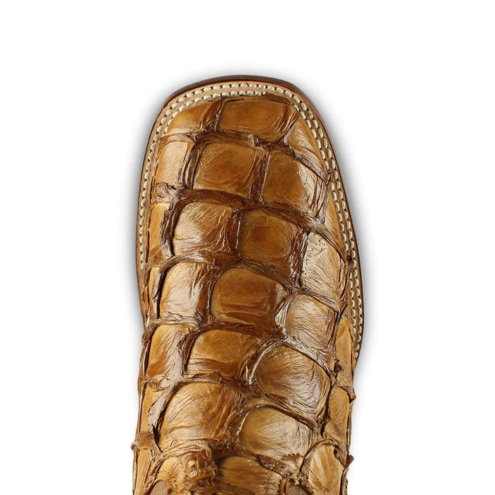 Botas de Pescado Pirarucu Original en Horma Rodeo Cuadrada - 6
