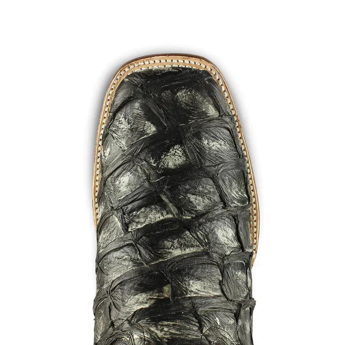 Botas de Pescado Pirarucu Original en Horma Rodeo Cuadrada LAB - 6