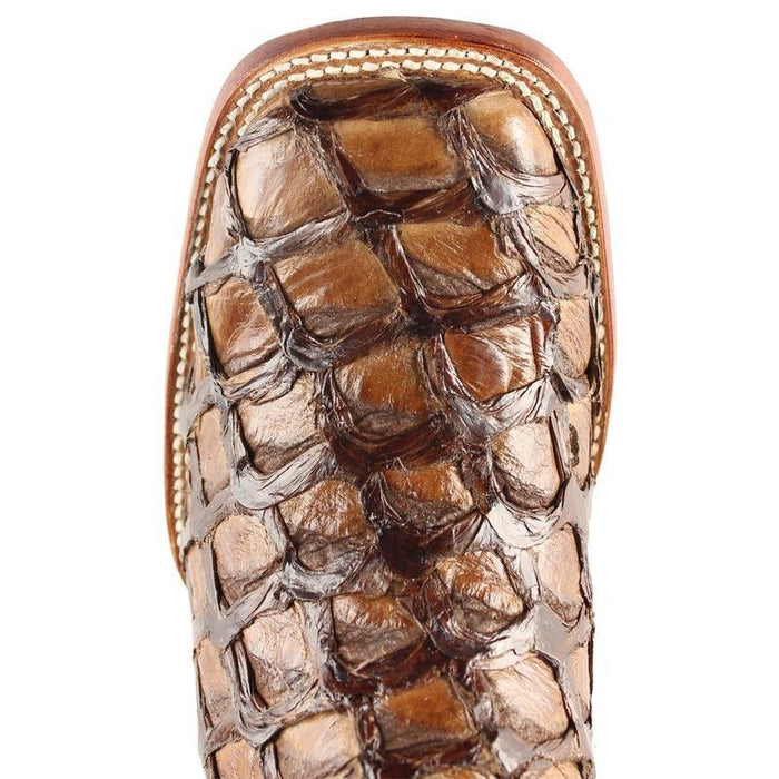 Botas de Pescado Pirarucu Original en Horma Rodeo Cuadrada WW - 6