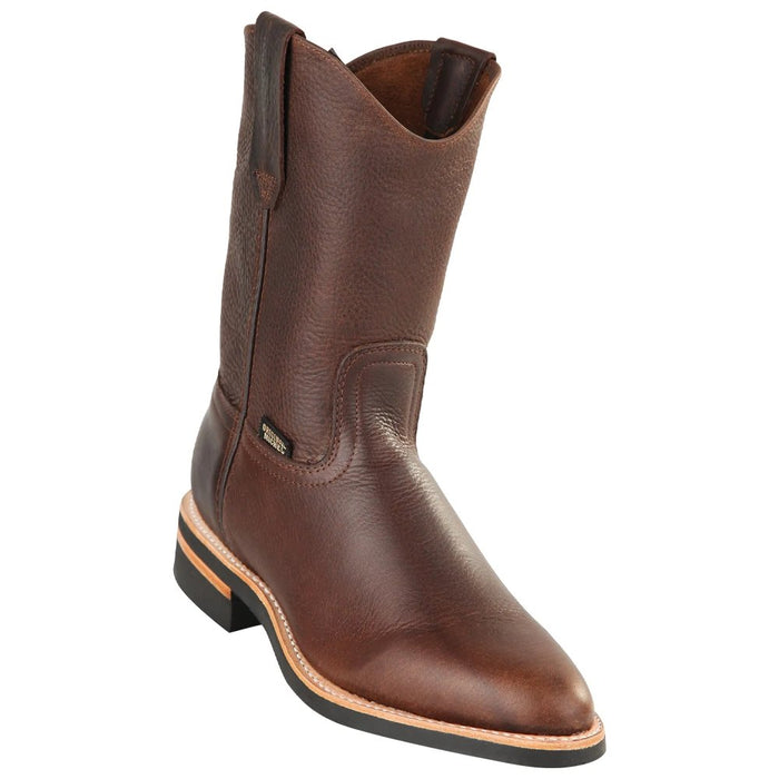 Botas de Trabajo con Suela de Hule Color Cafe OM - 6