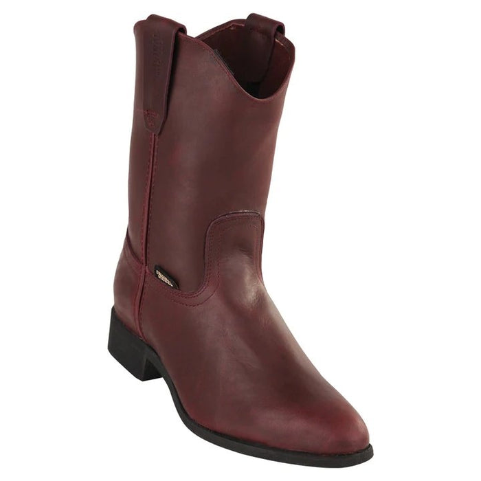 Botas de Trabajo Cuero Grasso con Suela de Hule Vino OM - 6