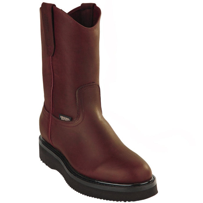 Botas de Trabajo Original Michel en Suela Mil Rayas Vino - 6